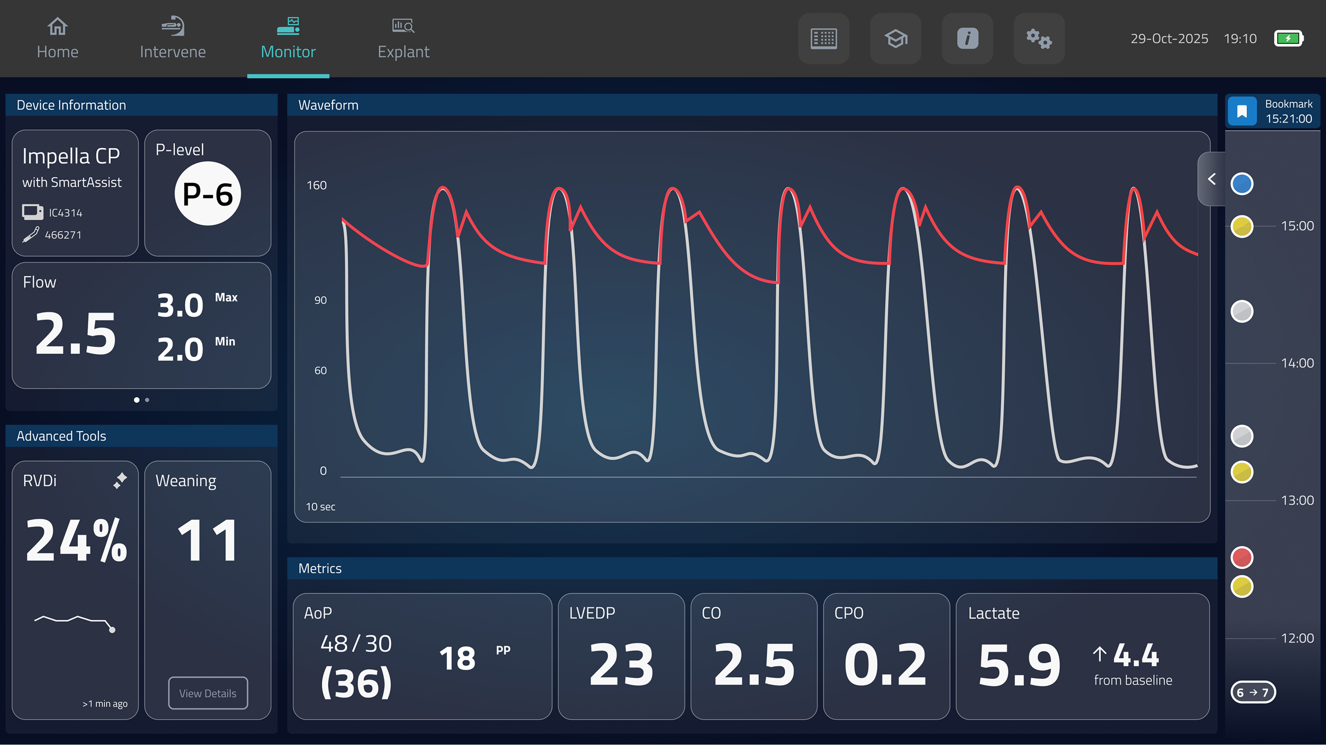 Redesigned AxM interface