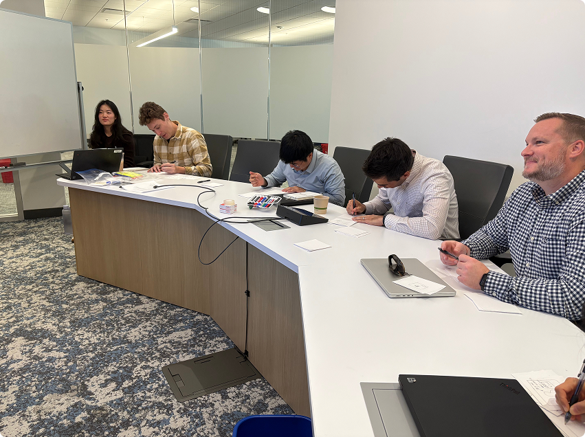 Design workshop in session