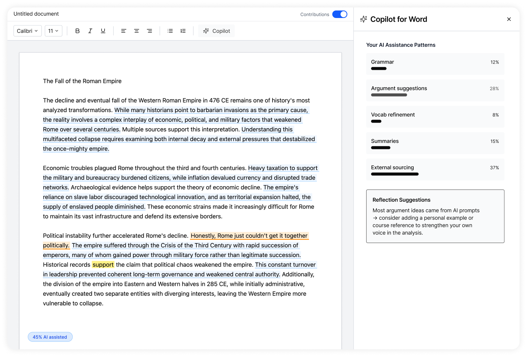 AI Reflection Tool